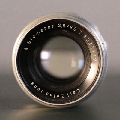 Carl Zeiss Jena Biometar 80mm f/2.8 M42 red T