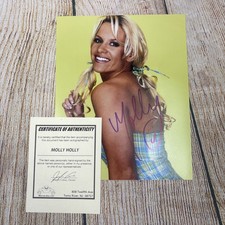 WWE Molly Holly Signed Photo 8x10 With COA