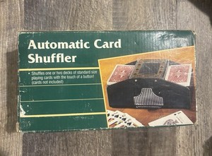 Electronic Automatic Card Shuffler - Shuffles One or Two Decks - No Batteries