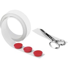 Magnetoplan 5705105 Metal Tape L x W x H 5m x 35mm x 0.3mm White 5