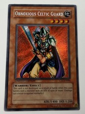 Yu-Gi-Oh TCG Obnoxious Celtic Guard CT1-EN006 Secret Rare Holo LE Tin Promo