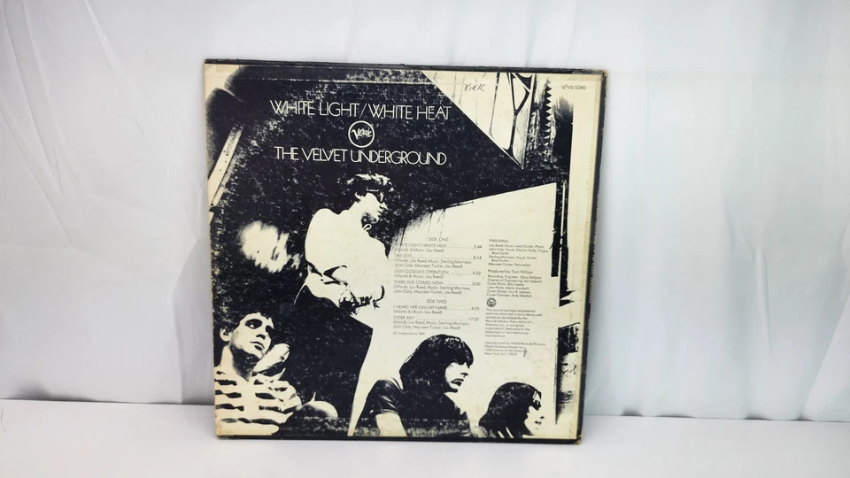 THE VELVET UNDERGROUND WHITE LIGHT WHITE HEAT VERVE 1968 EAST COAST PRESSING - Image 3 of 4