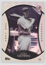 2010 Topps Wal-Mart Platinum Legends Chrome Cereal Lou Gehrig #PC6 HOF h8o