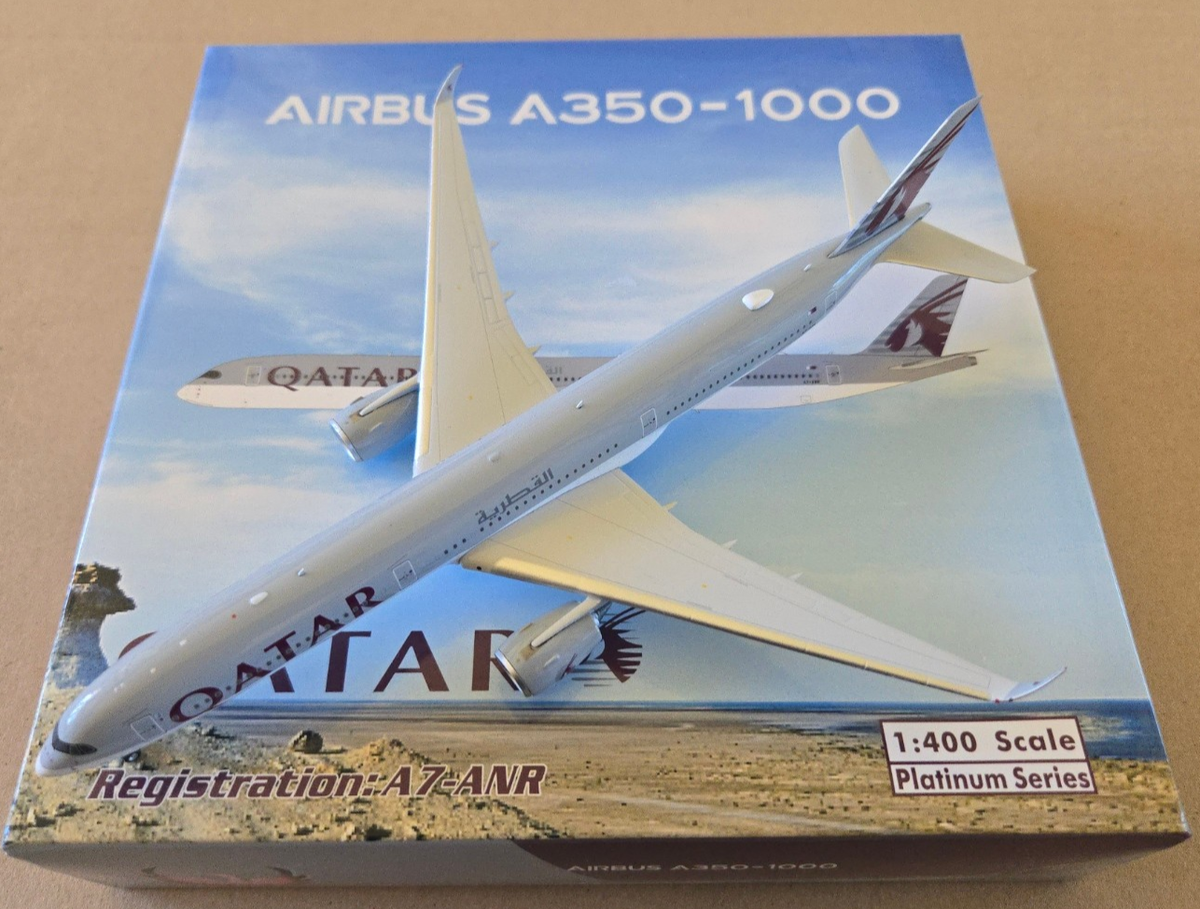 1:400 Airbus A350-1000 Qatar Airways A7-ANR Phoenix | eBay