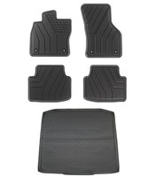 Gummi FußMatten Kofferraumwanne FüR Skoda Octavia 3 2013-2019 Kombi Gummimatten