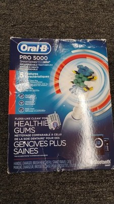 Oral-B Pro 5000 SmartSeries Power Electric Toothbrush White -Slightly used-G2