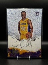 2014-15 Panini Court Kings Box Topper 5x7 Rookie Auto Julius Randle