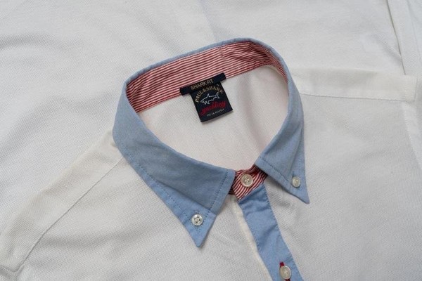 Men Paul & Shark Shirt White Cotton 36 / S / 44
