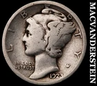 1923 Silver Mercury Dime - Scarce  Better Date  No Reserve  #G8940