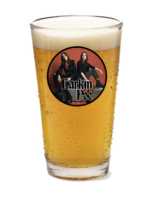 Larkin Poe - Rock and Roll - 16oz Pint Beer Glass Handmade Barware Liquor Drinks