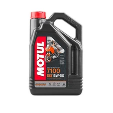 Motul 7100 4T Synthetic Ester Motor Oil 15W50 4 Liter 1 Gallon 104299
