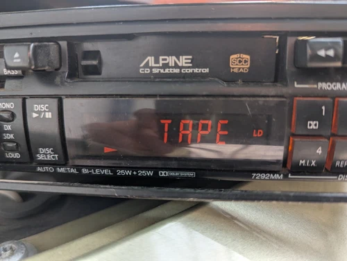 Alpine 7292MM Car Stereo With Cassette Vintage - Picture 2 of 13