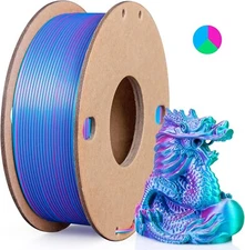Silk PLA 3D Printer Filament Triple Color Silk PLA Filament 1.75Mm 3D Printing