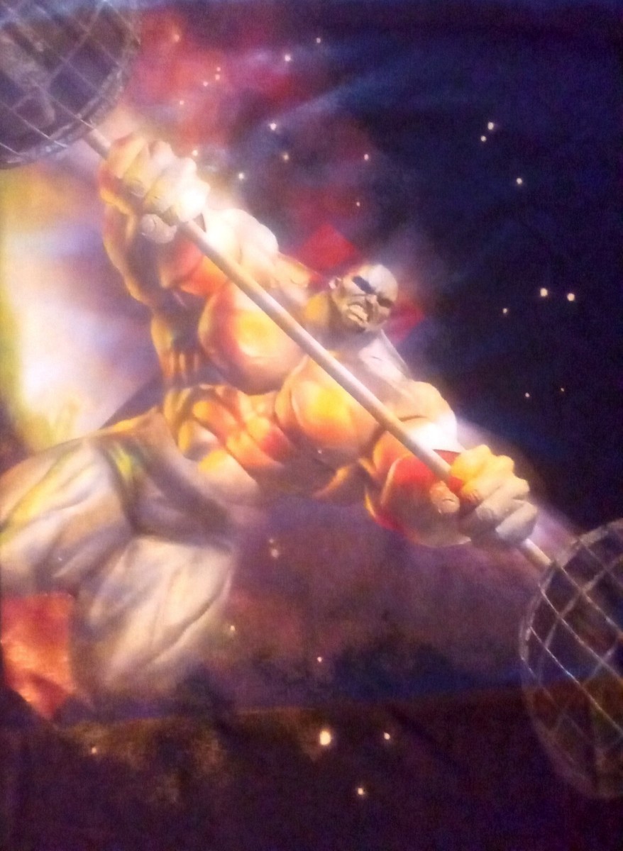 Bodybuilding Tank Top Mens Medium original Benchpress artwork