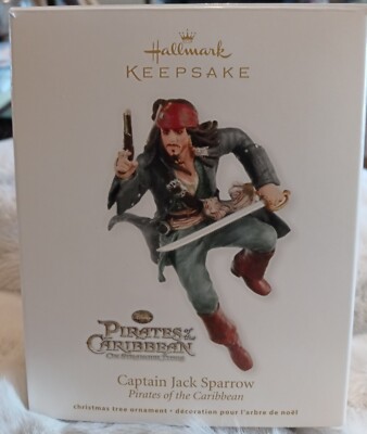 Hallmark /Captain JACK SPARROW Pre Owned Good $40.00