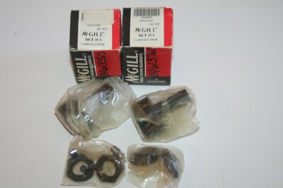 (Lot of 2) MCGILL MCF 35 S Metric Stud Type Cam Follower Crowned OD * NEW * 
