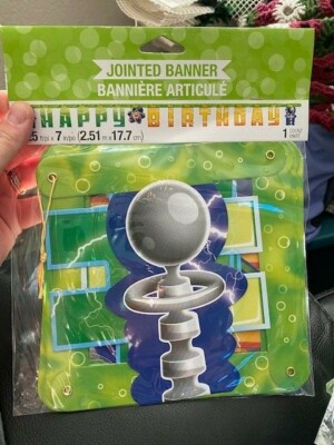 Creative Converting Mad Scientist Letter Banner New!!!