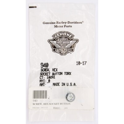 aaさま Harley-Davidson Hex Socket Button Star Screw Part Number