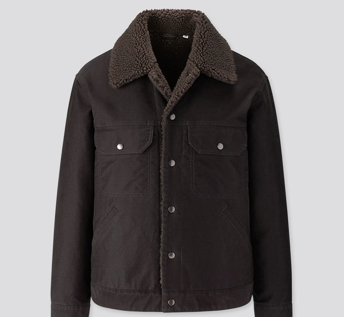 Uniqlo U Christophe Lemaire Pile Lined Fleece Trucker Jacket Men