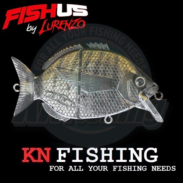 FISHUS LURENZO ESPARRALL Swimbait 76 Hard Lures Sinking 76mm 16gr