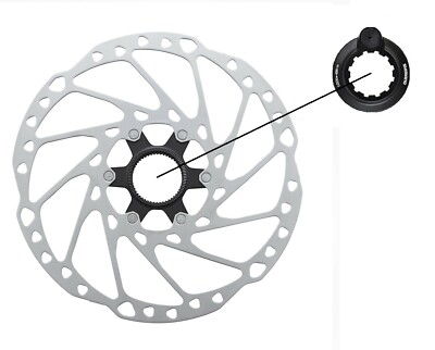Bremsscheibe Shimano Altus SM-RT30 Center-Lock 203mm mit Magnet Speed E-Bike