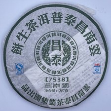 Pu-Erh tea,2007,Changtai Hao 7538,357g,Raw