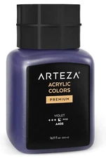 Bundle Of 2 ARTEZA Acrylic Paint, A405 Violet