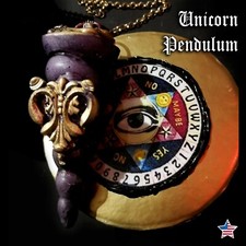 Pendulum Reading Psychic Witchcraft Ritual Magic Altar Tools Witch Unicorn Horn