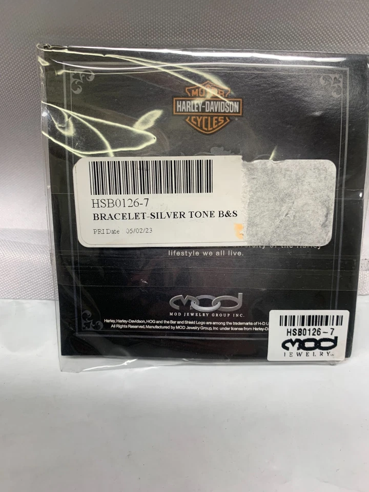 Brazalete Brazalete Harley-Davidson Mujer Múltiple B&S Plateado Talla 7" (HSB0126-7) Foto 2 de 4