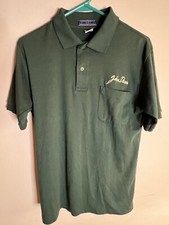 JOHN DEERE GREEN SHORT SLEEVE LOGO POLO SHIRT MENS SIZE Medium