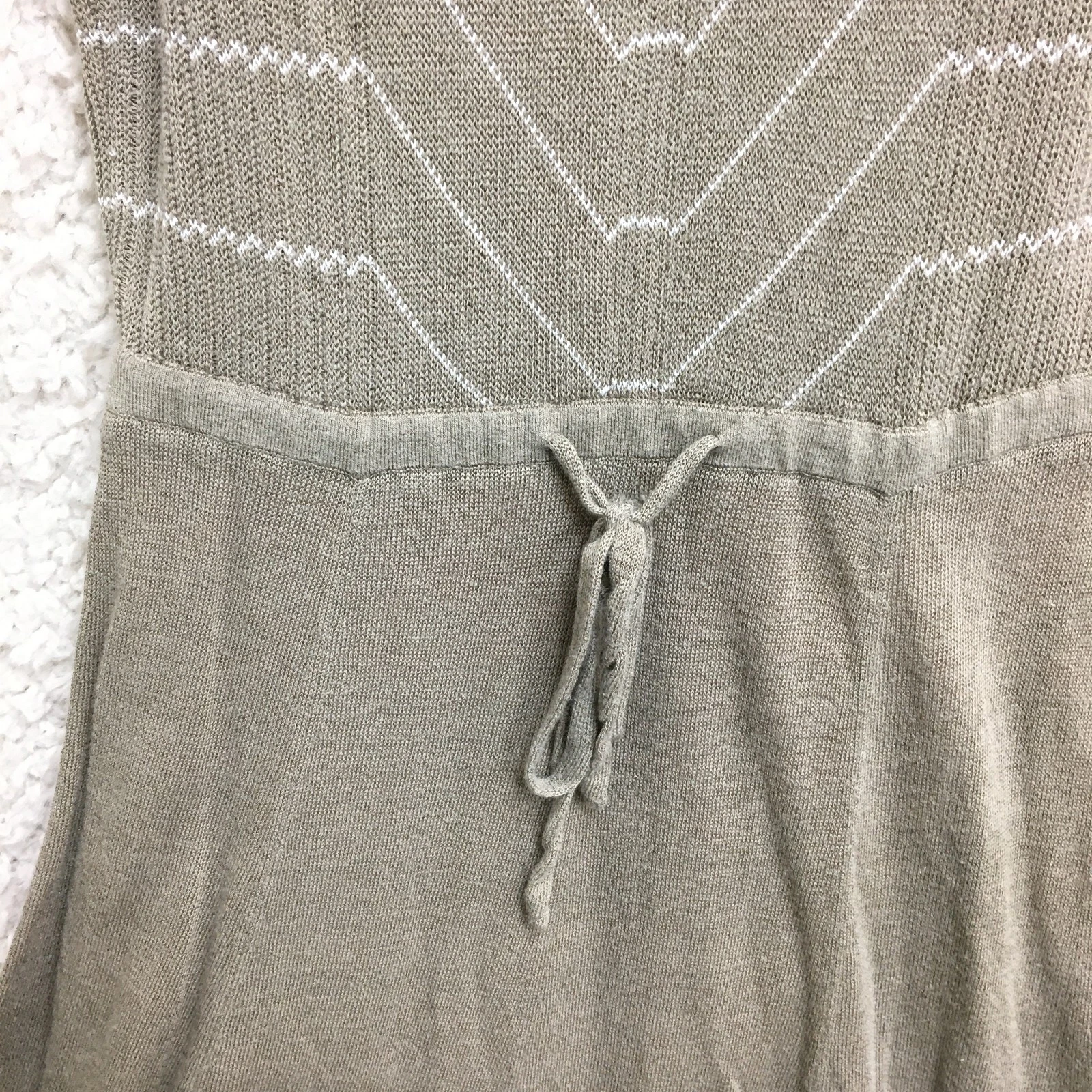 UNDERCOVER Abito Victorias Secret extra small donna grigio maxi righe aderente svasato donna XS