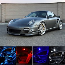 PREMIUM LED for PORSCHE 997 911 10Pcs INTERIOR UPGRADE LED LIGHT KIT PACKAGE