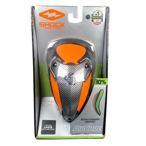 Shock Doctor Protective Soft Cup Large AirCore Cup SEALED Age 15 and Up