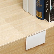 15 Pcs Clear Moveable Shelf Label Holders Bookshelf Label Library Shelf Markers