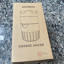 BNUNWISH Hand Juicer Citrus Orange Squeezer Manual Lid Rotation Press NEW