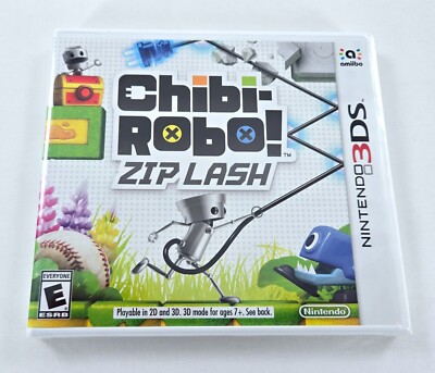 CHIBI ROBO ZIP LASH NEW FACTORY SEALED 2015 Authentic Nintendo 3DS