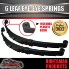<!--F#f_0-->2x 6 Leaf 45mm x 6mm Eye To Eye Trailer Caravan Springs. 1200Kg. Shot peened<!--F/-->