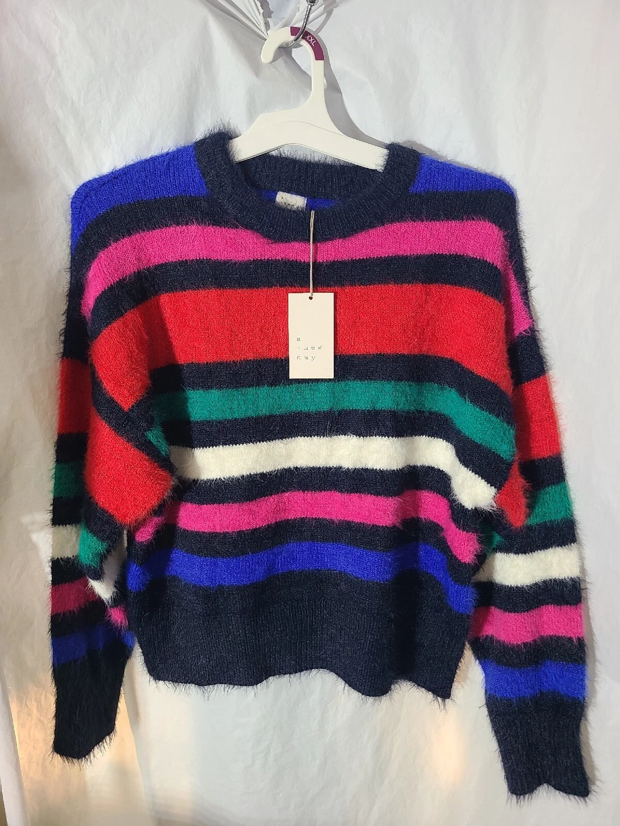 Fuzzy crewneck sales