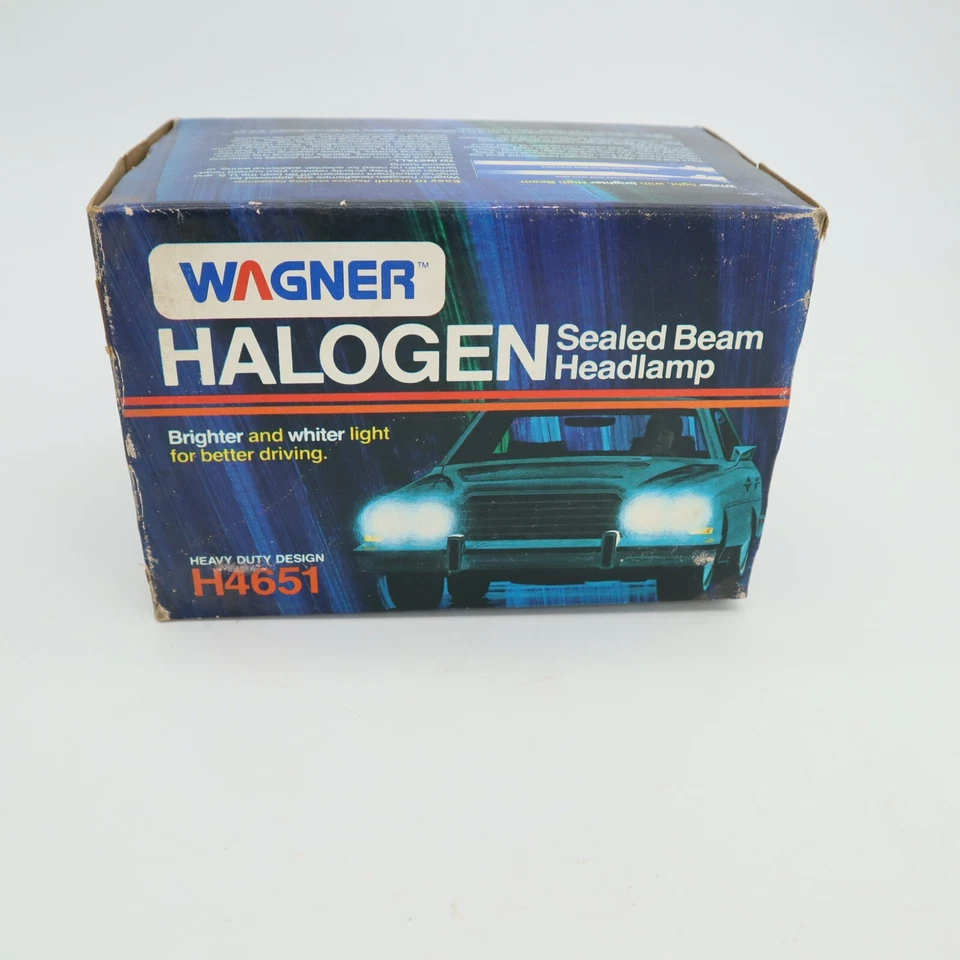Wagner H4651 Novo Farol de Feixe Alto Feixe Selado de Halogênio Novo em folha - Imagem 2 de 4