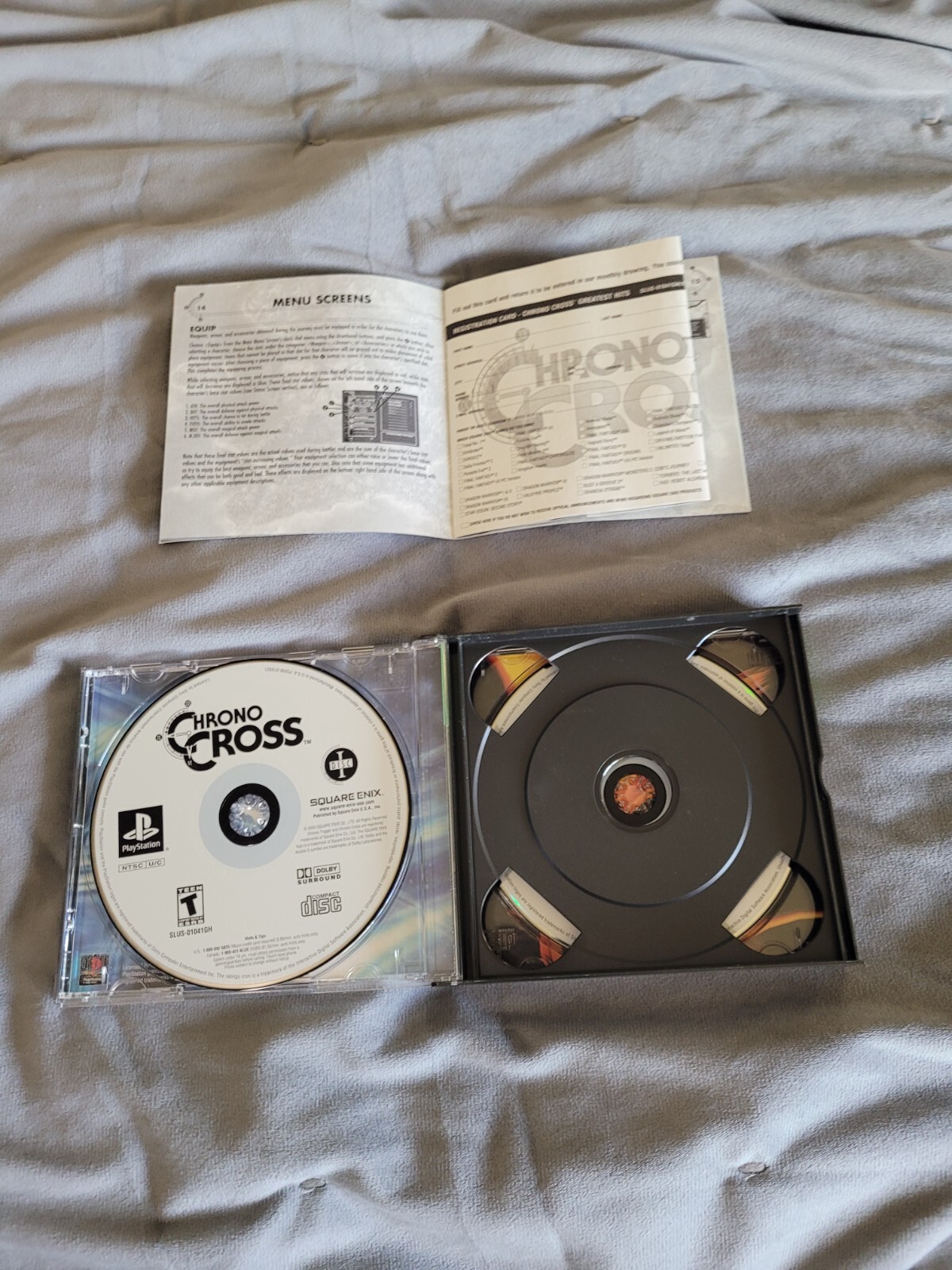 Chrono Cross Greatest Hits Edition Includes Manual and Registration Card for PlayStation