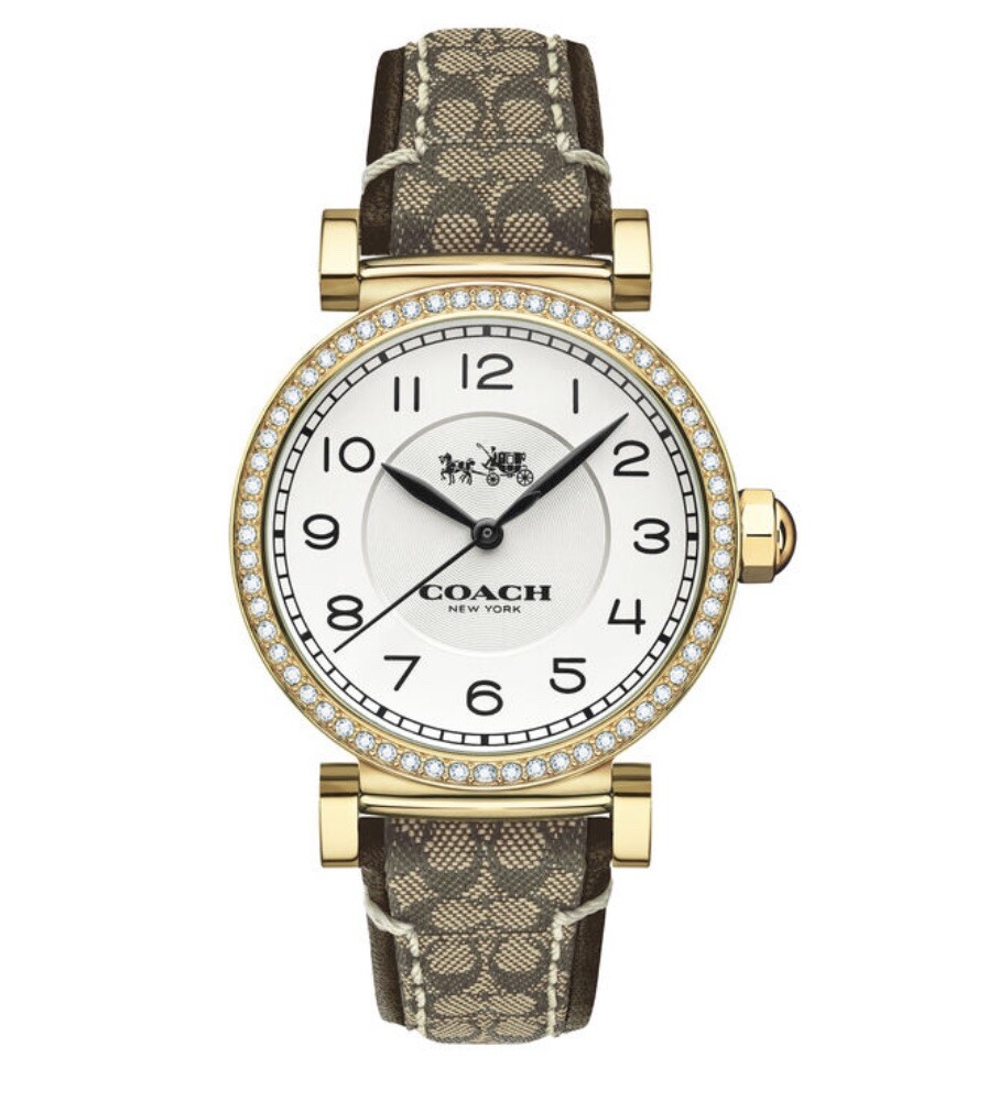 Coach 14503397 Madison Brown Signature Leather Gold Glitz  display picture 3