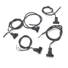 Lot of 5 Omron EE-SX671 Slot Sensor, 5mm Slot, NPN Output, With 4-Wire Cable