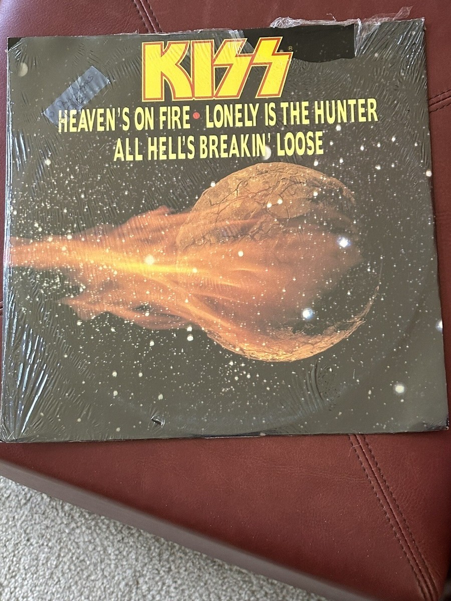 KISS - HEAVEN'S ON FIRE/LONELY IS DA HUNTER/ALL HELL'S BREAKING
