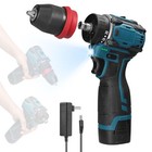 18V 2in1  Drill Electric Screwdriver Multi-function  Tool 45Nm R0Z7