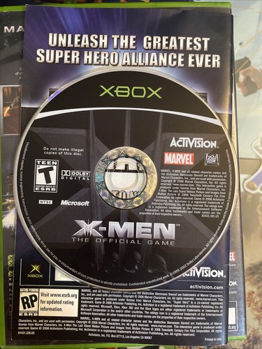 X-Men 3 The Official Game (Microsoft Xbox, 2006) CIB Untested - Picture 6 of 9