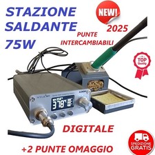 STAZIONE SALDANTE 75 WATT POTENTE ELEVATA POTENZA PROFESSIONALE C210H DIGITALE