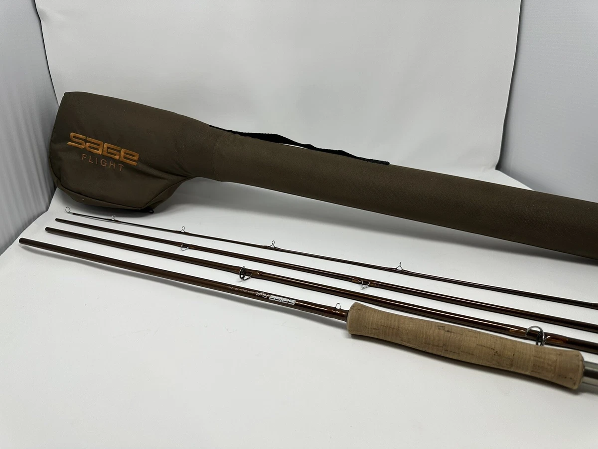 New Sage Flight 9' 4 Pc FLY FISHING ROD #890-4 With Case