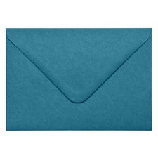 Briefumschl&auml;ge Blau C6 aus Kraftpapier Edles Kuvert mit Nassklebung NORDEULE&reg;