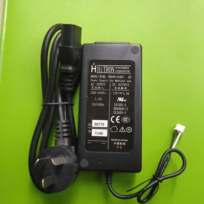 Original HiTRON Ladegerät HES49-15033 15V 3.3A Stromversorgung White Connector