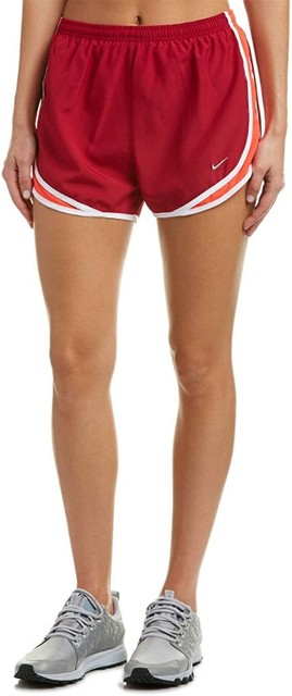 red nike running shorts